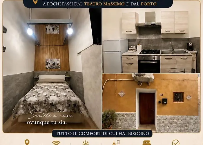 La casetta del centro Palermo, Italia